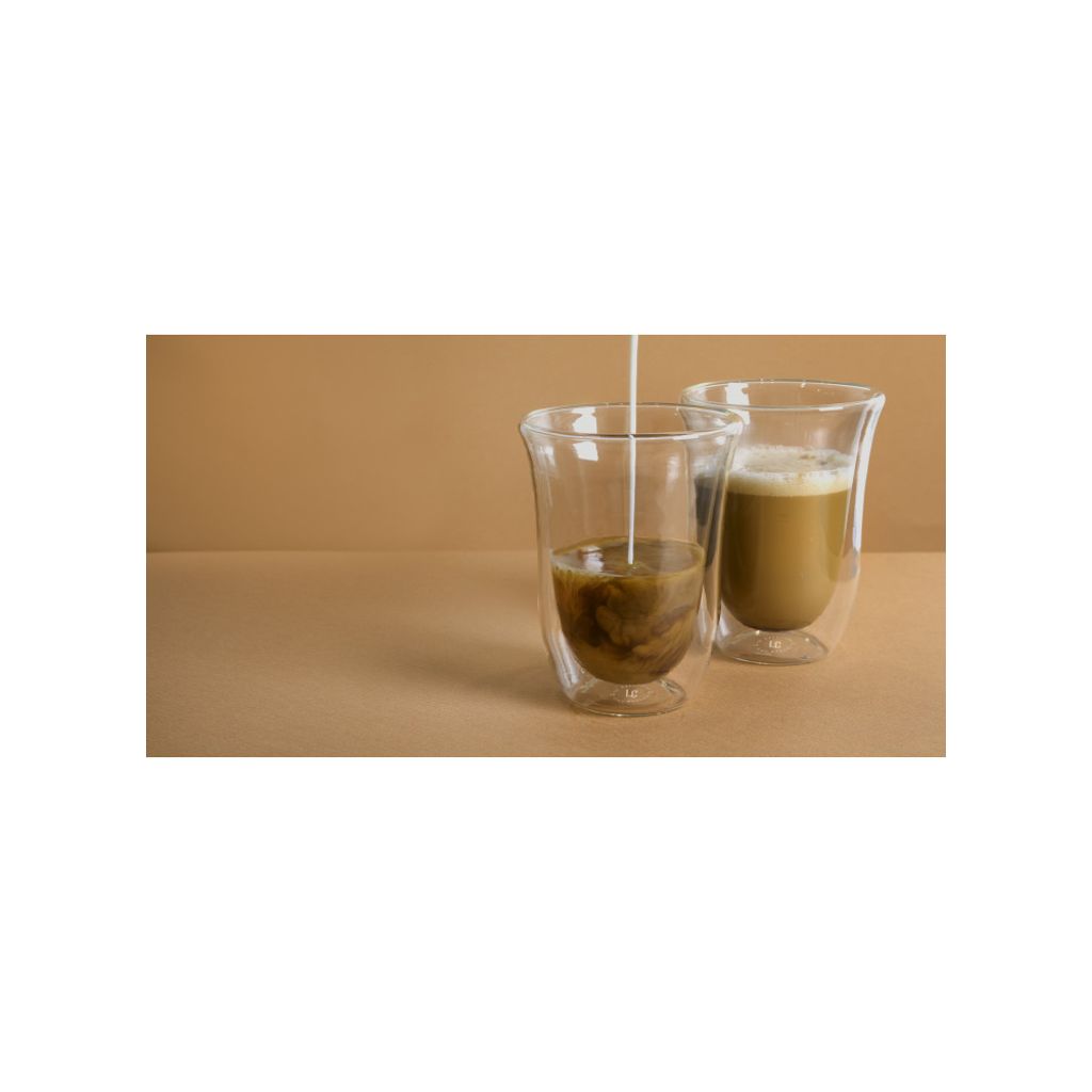 Coffret de 2 verres latte double paroi Jack 30cl